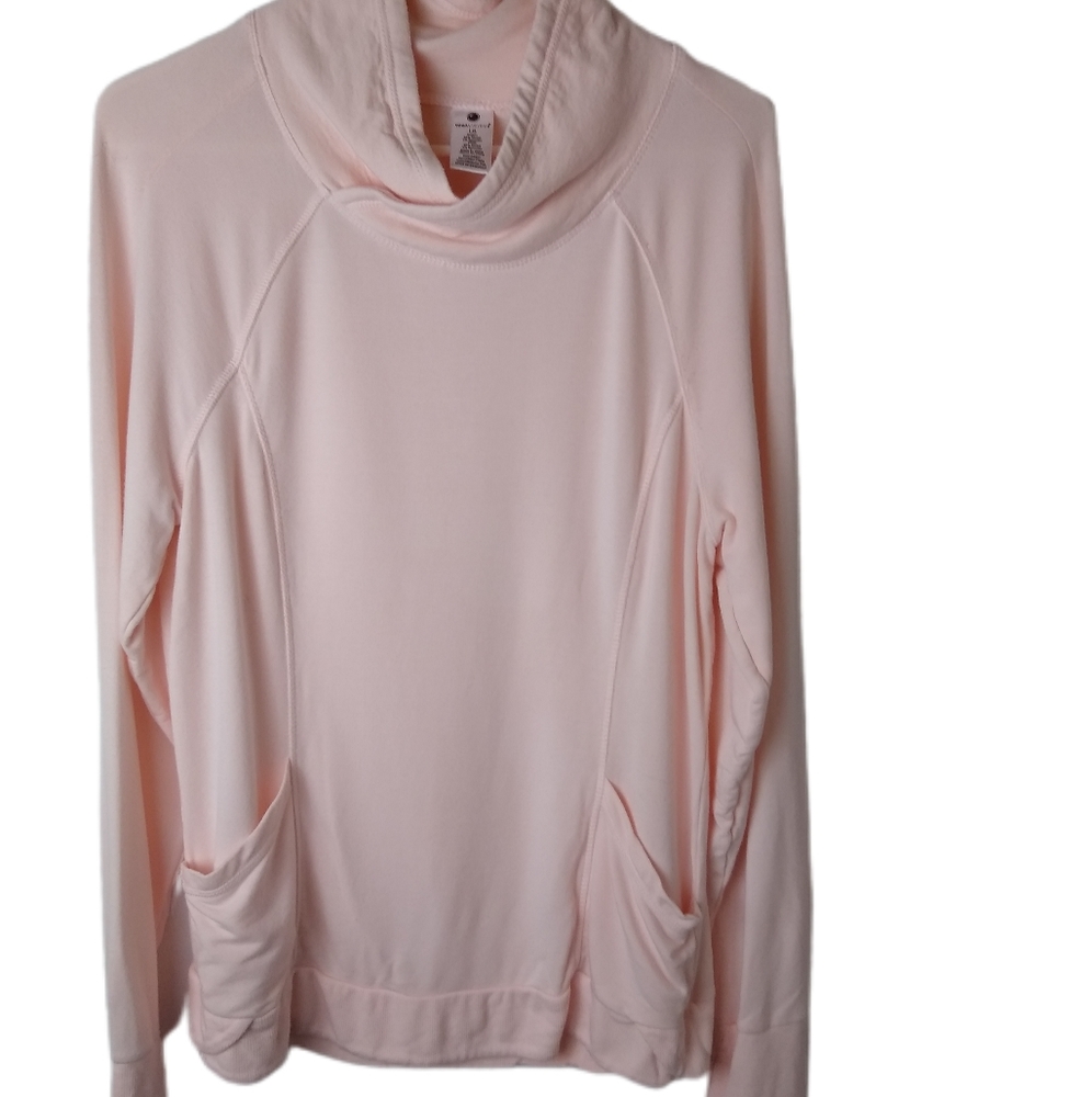 Yogalicious Size Large Pink Athletic Top Like New Condition
